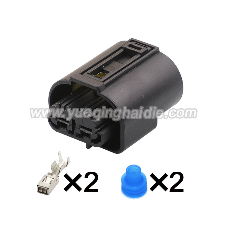 2pin   wiring connector  HD026-3.5-21 1-968642-1/1-968643-1