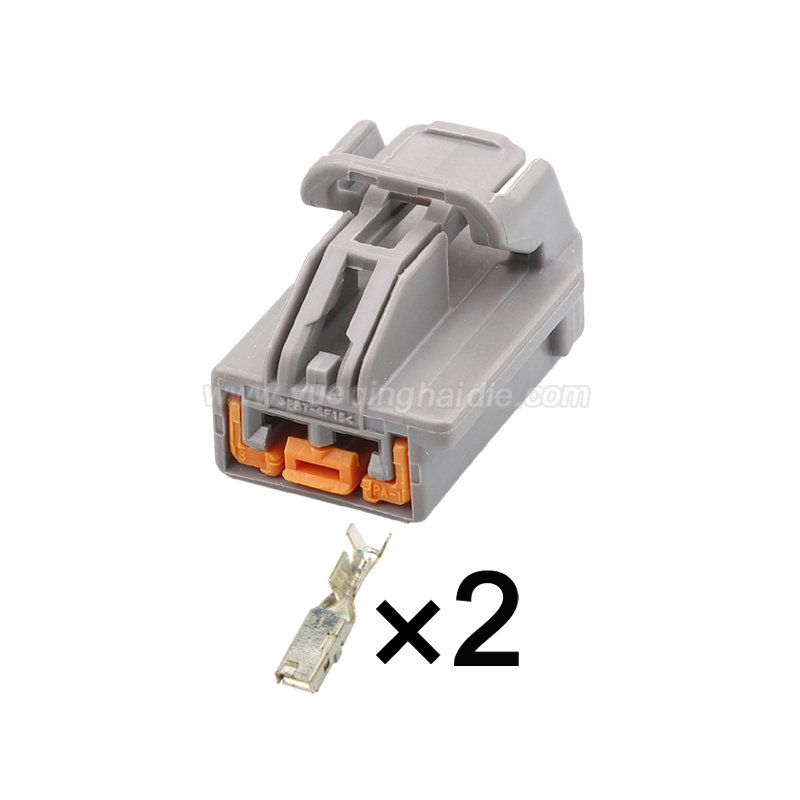 2pin Auto Wiring Cable Connector Include Terminals Pins 7283-6445-40