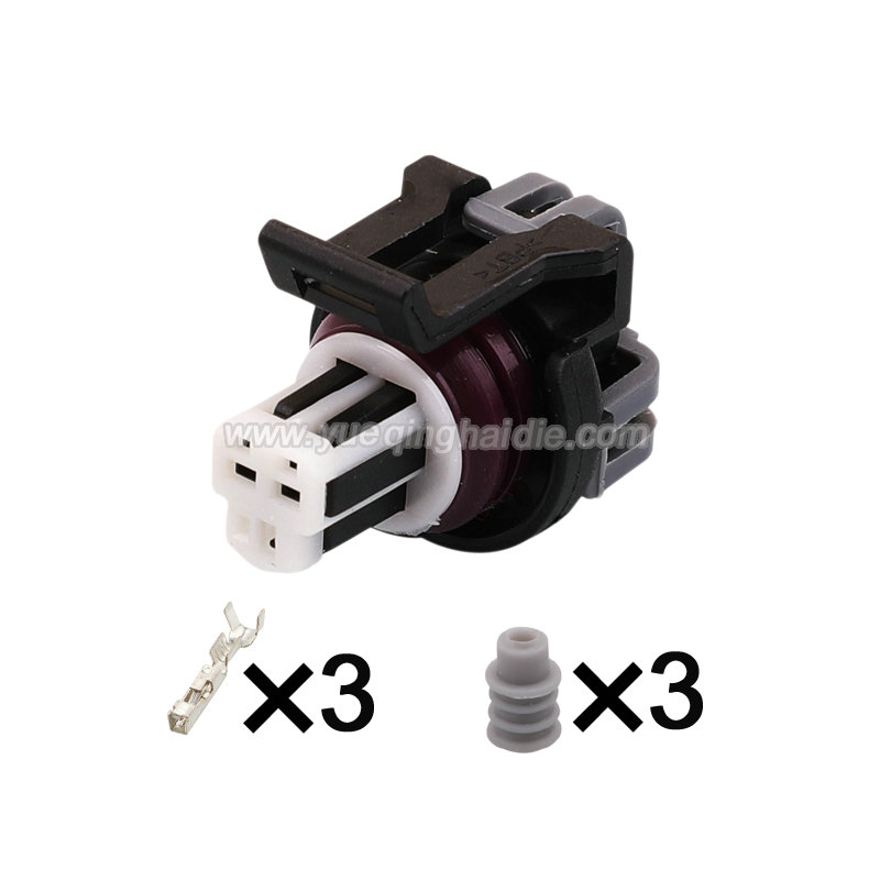 3pin Auto Wiring Cable Connector Include Terminals Pins 15477863