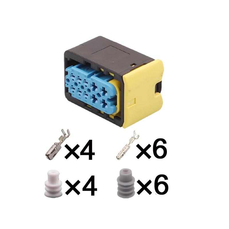 Auto Wiring Cable Connector Include Terminals Pins 4-1564514-1