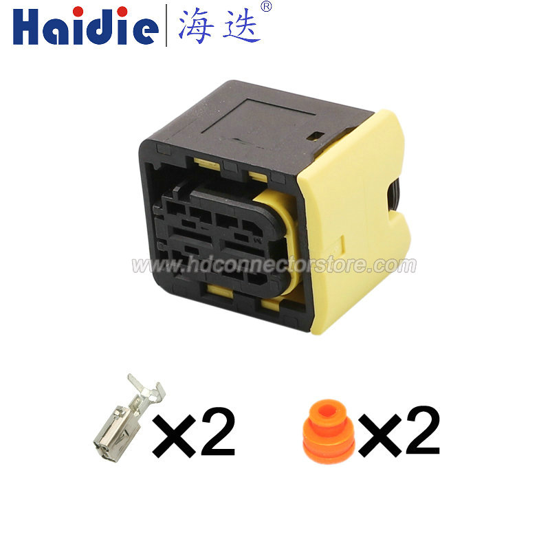 2pin Auto Wiring Cable Connector Include Terminals Pins 1-1564542-1