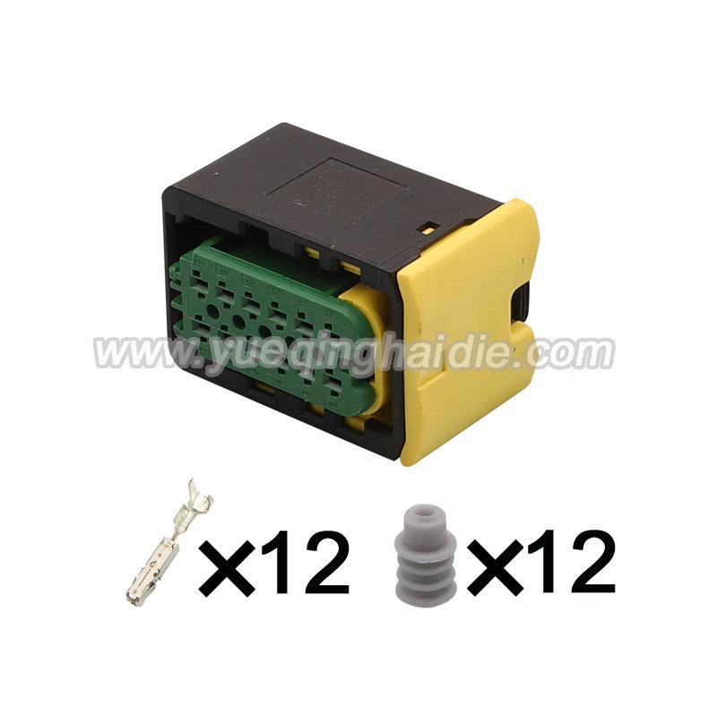 Auto Wiring Cable Connector Include Terminals Pins 3-1703639-1