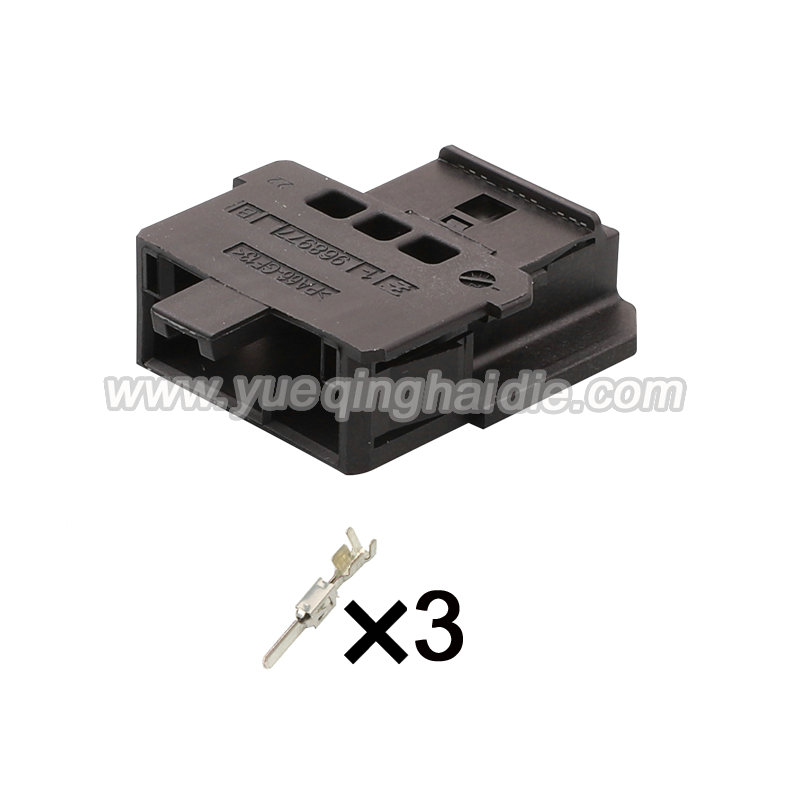2pin Auto wiring cable connector include terminals pins HD038Q-2.8-11 1-968977-9/1-968977