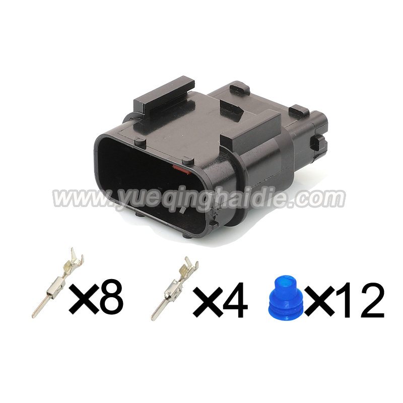 wring connector with terminal 284845-3
