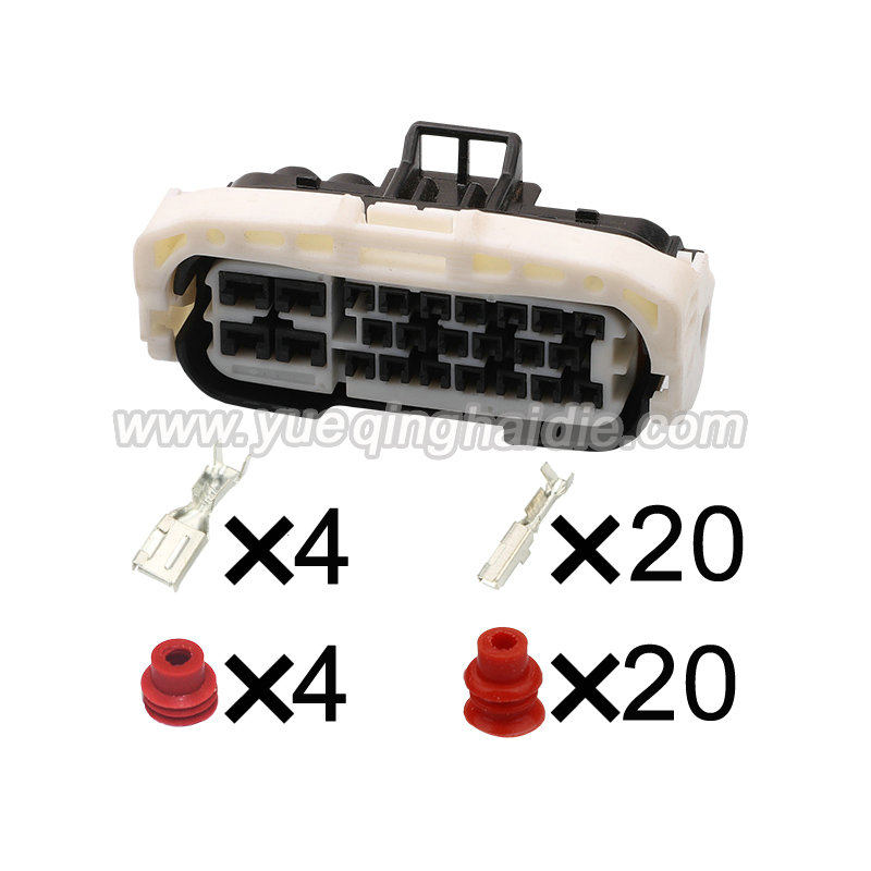 24 pin wiring connector with terminal 6189-0849/90980-11893