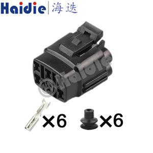 6pin wiring connector  6180-6771  Black