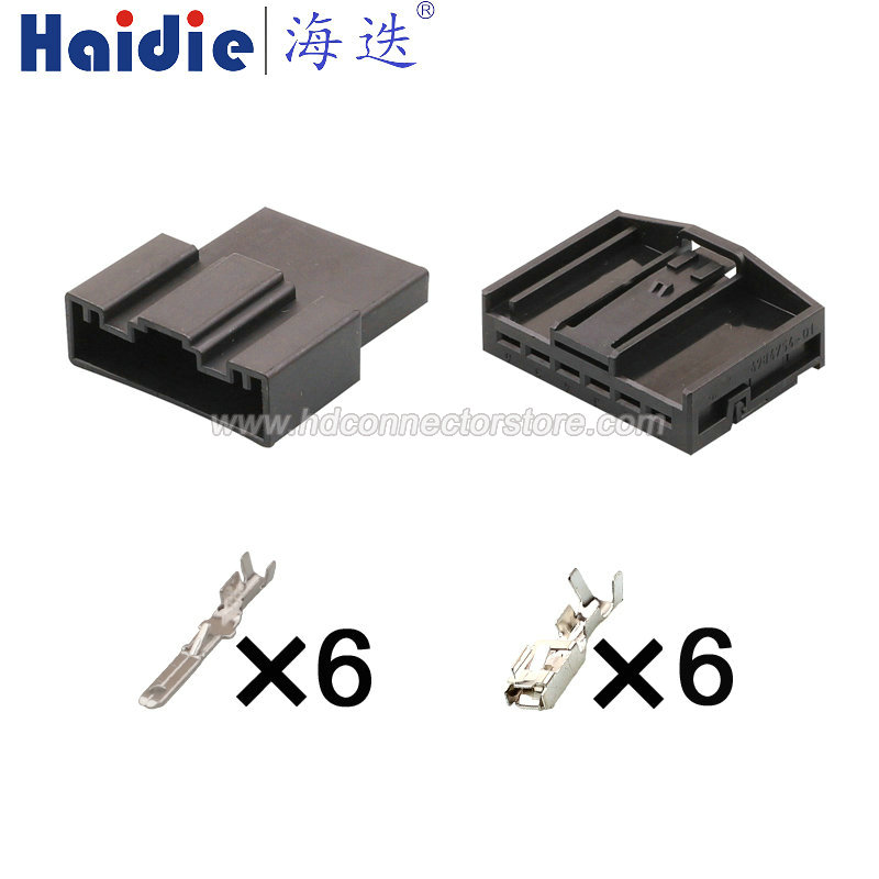 6pin Auto Wiring Cable Connector HD0620-2.8-11/21