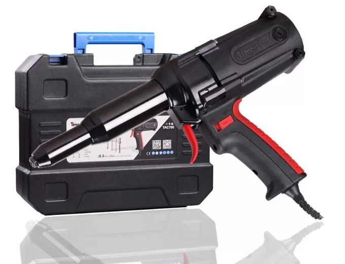 Time-proof Up to 6.4mm heavy duty electric rivet gun riveting tool TAC700 standard (4.0-6.4)
