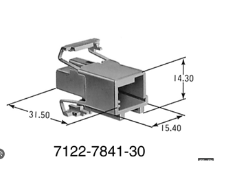 Auto connector 7122-7841-30