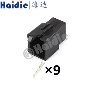 9pin wiring connector black   6030-9991