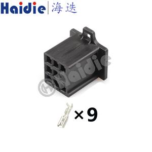 9pin wiring connector black  6040-9111