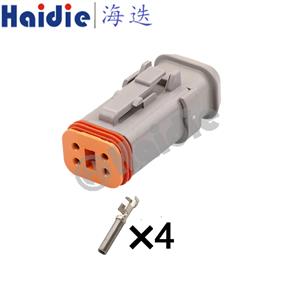 4pin   wiring connector  HD3043Y-1.6-21J   DT06-4S-E008