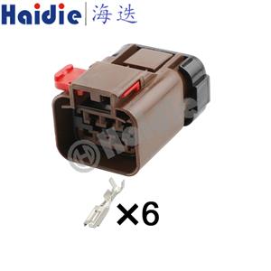 6pin wiring connector  54200608 Brown