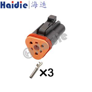 automotive connector and terminal   DT06-3S-E004