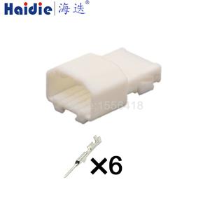 6pin Auto Wiring Cable Connector Include Terminals Pins  HD061S-1.2-11 6098-2780