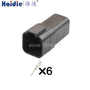 6pin Auto Wiring Cable Connector Include Terminals Pins DT04-6P-E004