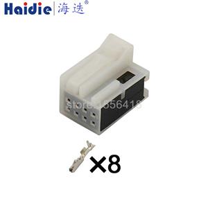 8pin Auto Wiring Cable Connector Include Terminals Pins 2-969474-1