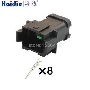 8pin Auto Wiring Cable Connector Include Terminals Pins DT04-08PA-E005/AT04-08PA-ECBLK