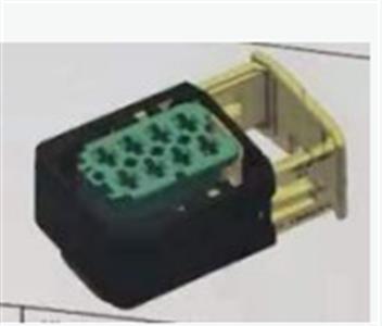 8pin Auto Wiring Cable Connector Include Terminals Pins 3-1670894-1