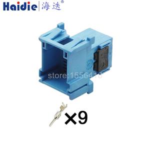 9pin Auto Wiring Cable Connector Include Terminals Pins 3-967626-1