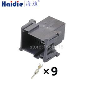 9pin Auto Wiring Cable Connector Include Terminals Pins 1-967626-4