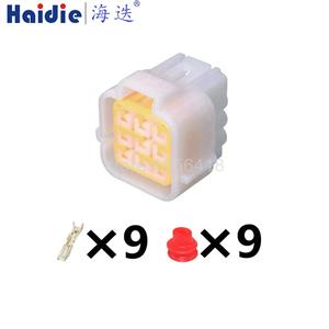 9pin Auto Wiring Cable Connector Include Terminals Pins FW-C-9F-W