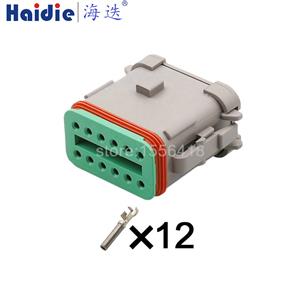 Auto Wiring Cable Connector Include Terminals Pins DT06-12SA-EP06