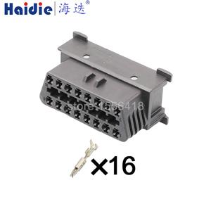 16pin Auto Wiring Cable Connector Include Terminals Pins 1355311-1