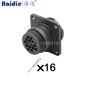 16pin Auto Wiring Cable Connector Include Terminals Pins 182916-1