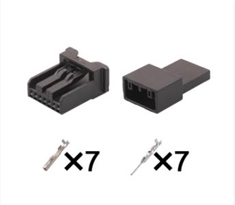 7pin male female auto connector 4A1670-0000/1310-6736/7189-8974简/90980-12D92