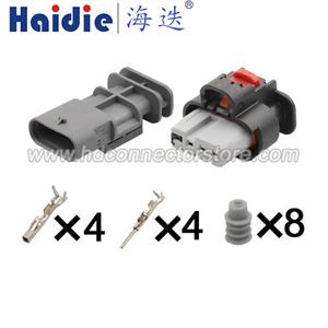 4 pin male and female electrical connector 2-1564559-1/ 1-2203773-2