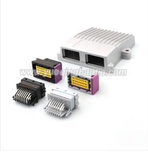 48pin auto male female ECU pin connector with Plastic shell box HD-48HAEJ