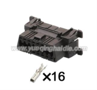 16 pin Female electrical automotive wire harness connector 179631-2