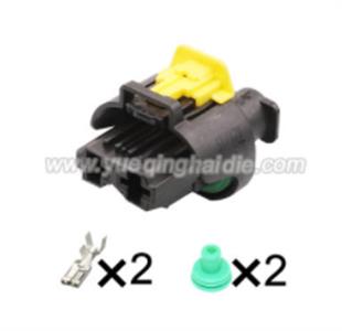 2 pin Female electrical automotive wire harness connector 1544650-1