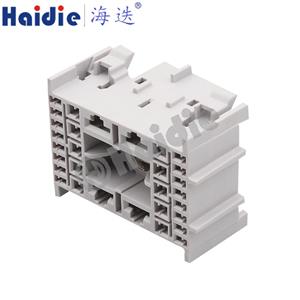 Female electrical automotive wire harness connector 13746790
