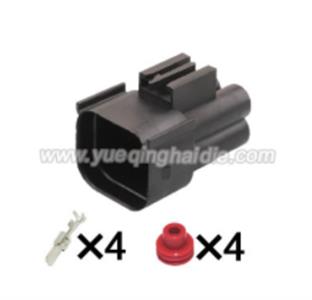 4 pin male electrical automotive wire harness connector HD046K-6.3-11