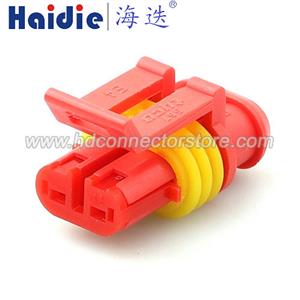 2 pin wiring connector with terminal 282080-1