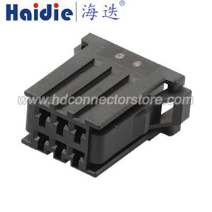 6 Pin wiring connector with terminal 178289-3
