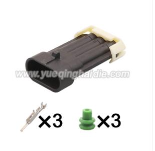 3 pin wiring connector with terminal HD035Y-1.5-11J
