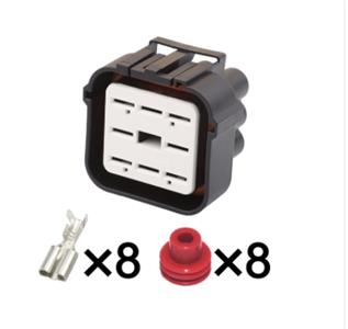 8pin Auto Wiring Cable Connector Include Terminals Pins 344079-1