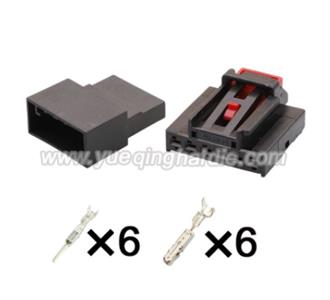 6pin male female wiring connector    1S0972706 HD067YA-1.5-11/21