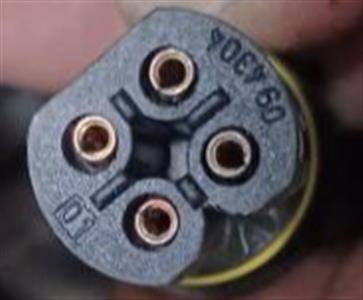 4 pin wiring connector with terminal HD049F-1.5-21