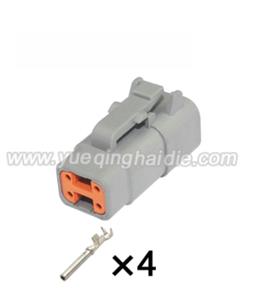 4pin Auto Wiring Cable Connector DTM06-4S/WM-4S/ATM06-4S