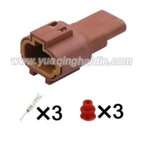 3pin Auto Wiring Cable Connector Include Terminals Pins PB011-03857