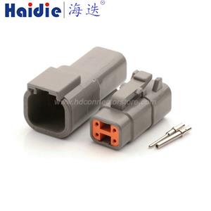 wiring connector DTM04-4P/WM-4P/ATM04-4P  DTM06-4S/WM-4S/ATM06-4S with solid terminal