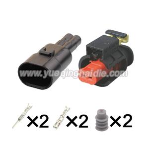 2Pin Male Female Auto Connector 284556-1