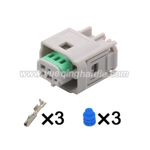 3pin Auto Wiring Cable Connector Include Terminals Pins 2-967642-2