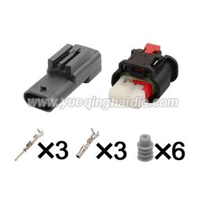 3Pin Auto Male Female Connector 1488991-6/1488991-2