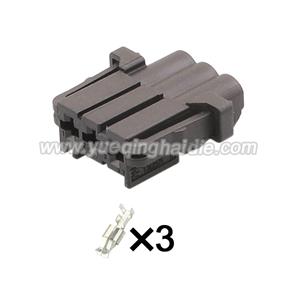 3pin Auto Wiring Cable Connector Include Terminals Pins 1-968976-9