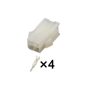 4pin Auto Wiring Cable Connector Include Terminals Pins 39-01-2041/3901-2041/39012041